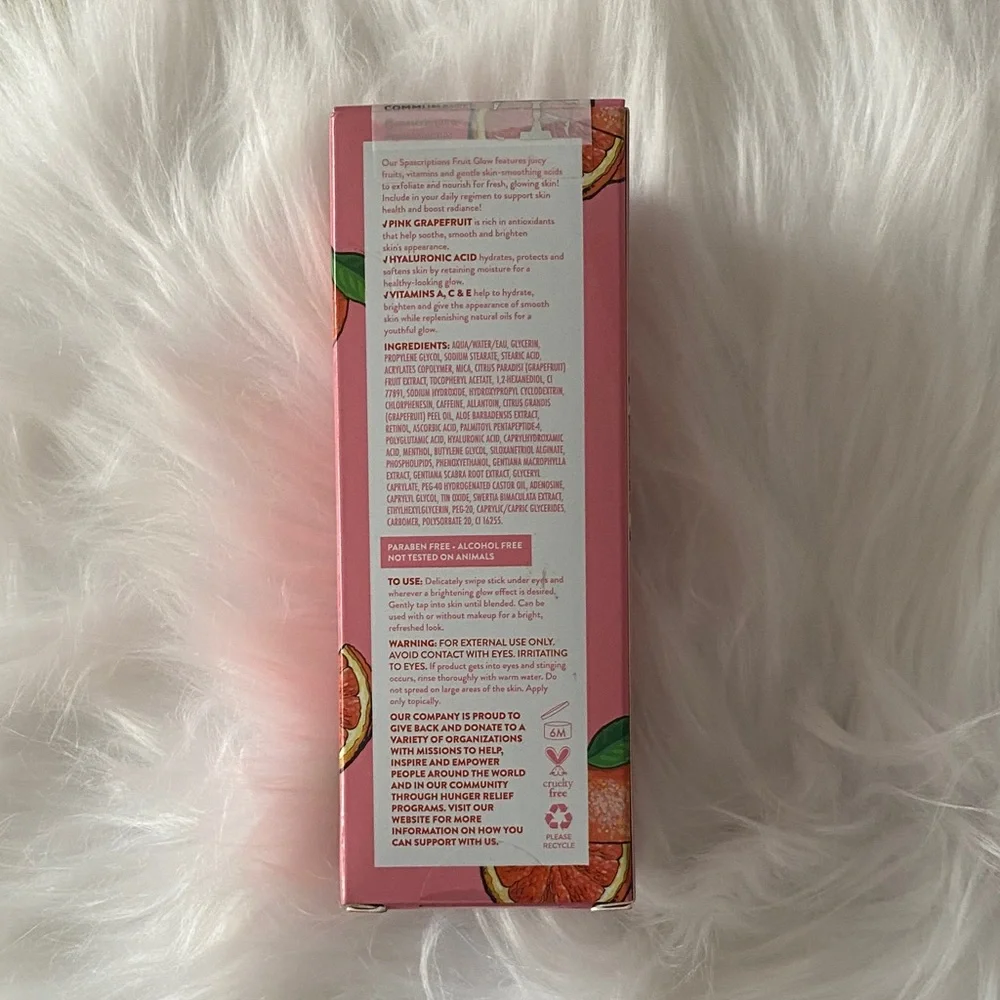 SpaScriptions Pink Grapefruit Eye Cream- new sealed in box